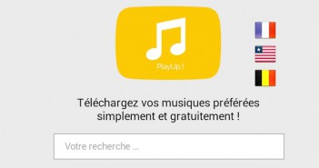 PlayUp! une app android pour télécharger ses musiques de YouTube PlayUp une application Android