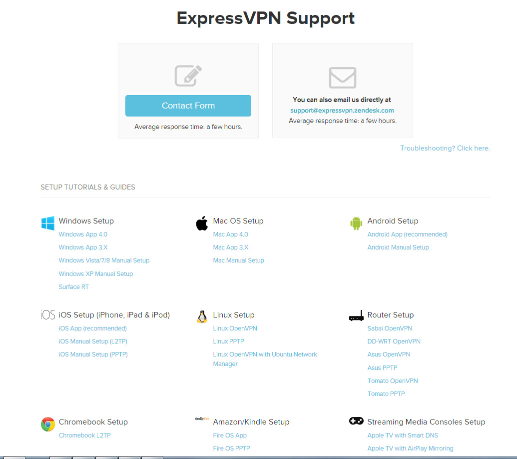 support ExpressVPN review