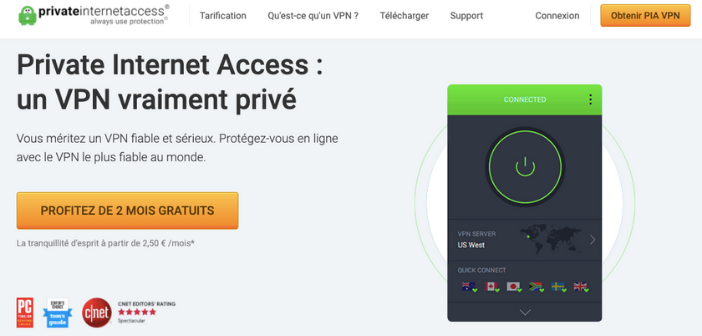 Notre test complet de Private Internet Access !