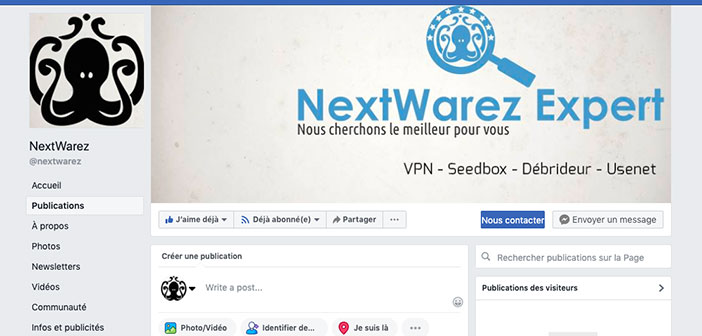 NextWarez a un problème de page facebook
