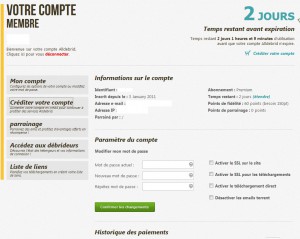 Test membre all-debrid
