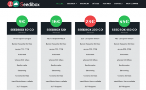 Offres premium Seedibox