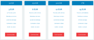 Offres seedbox Cessfull