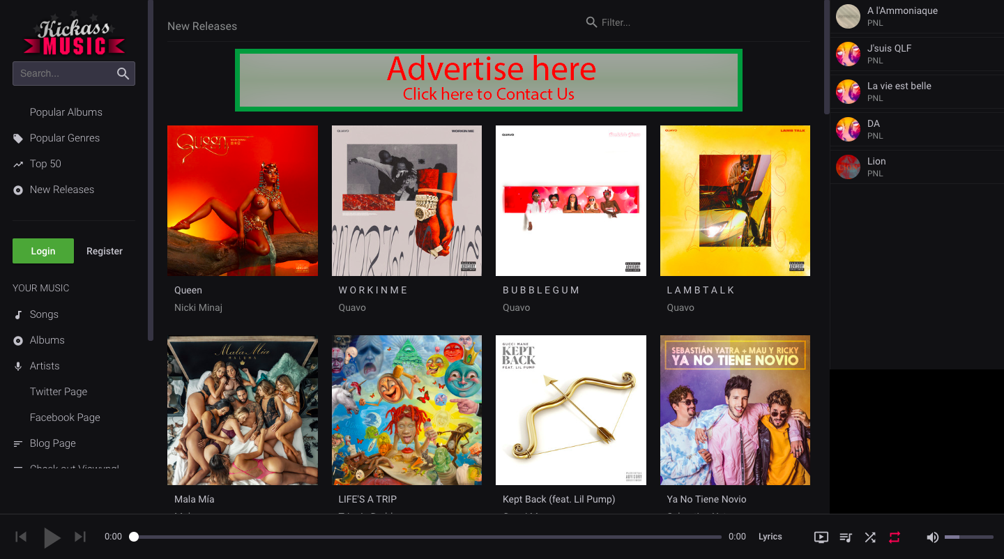 Kickass Music : une alternative gratuite à Spotify